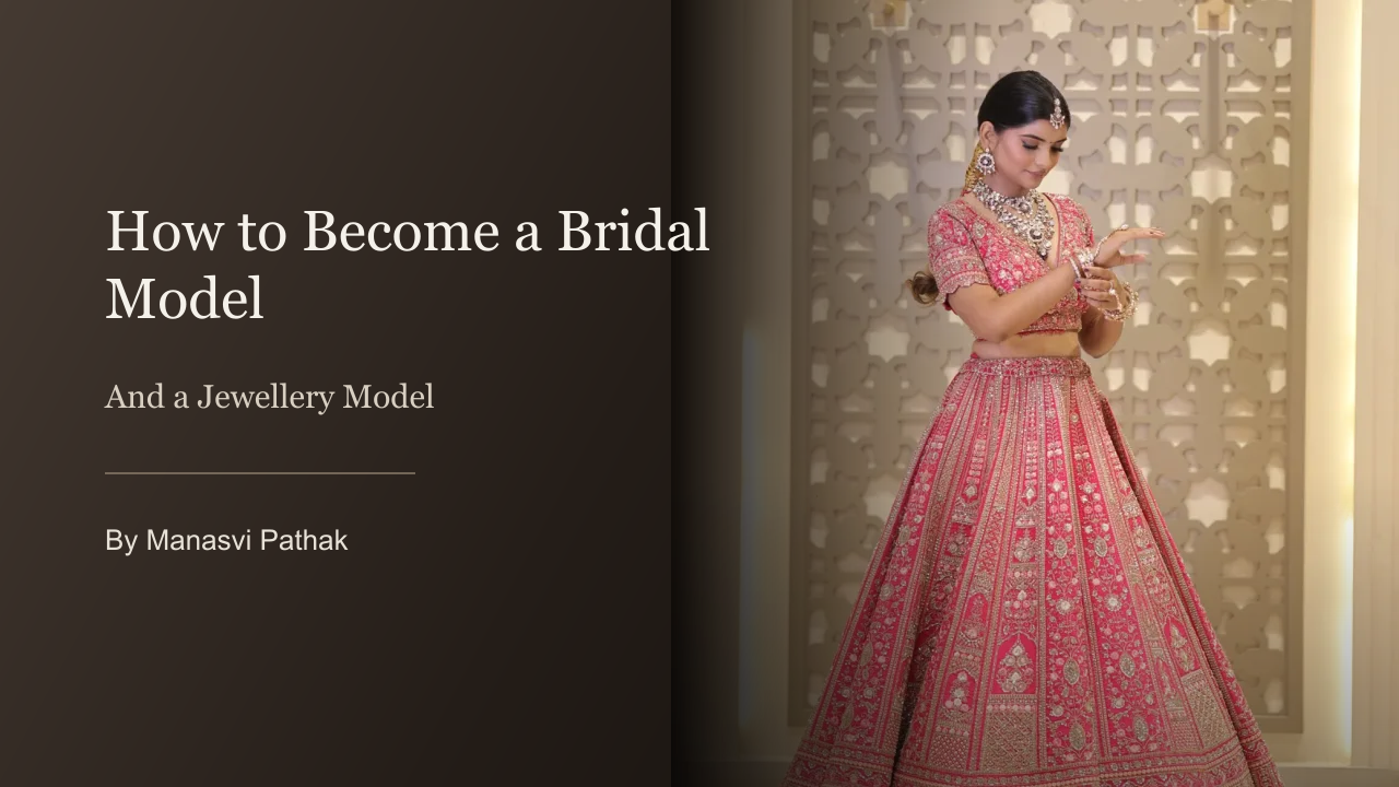 Manasvi Pathak in a bridal lehenga during an editorial shoot