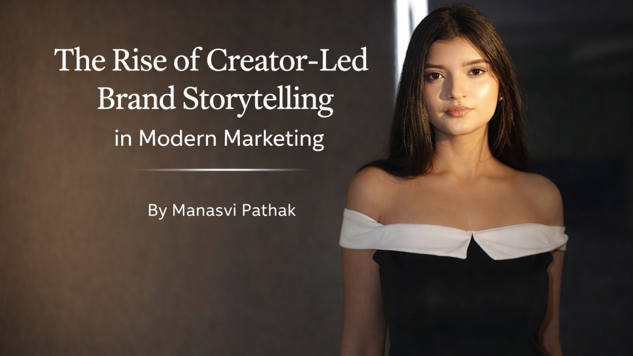 Manasvi Pathak on set for a UGC brand storytelling shoot in Agra