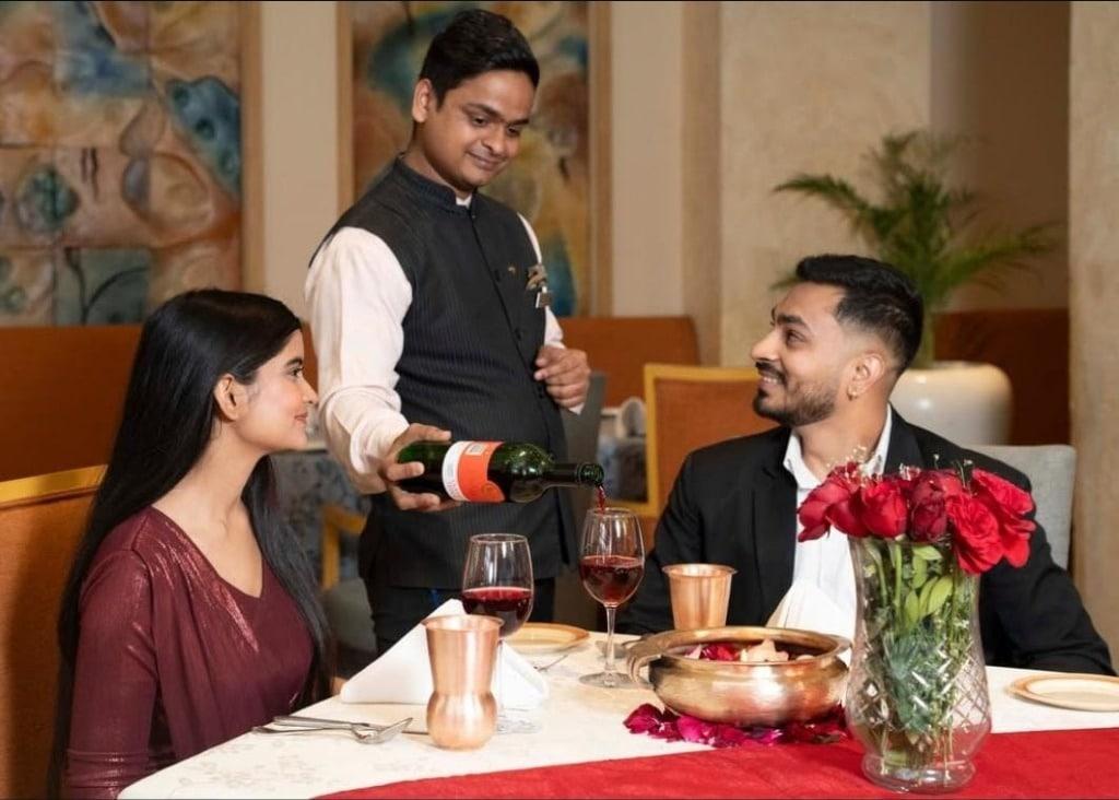 Manasvi Pathak as campaign model for DoubleTree by Hilton Agra